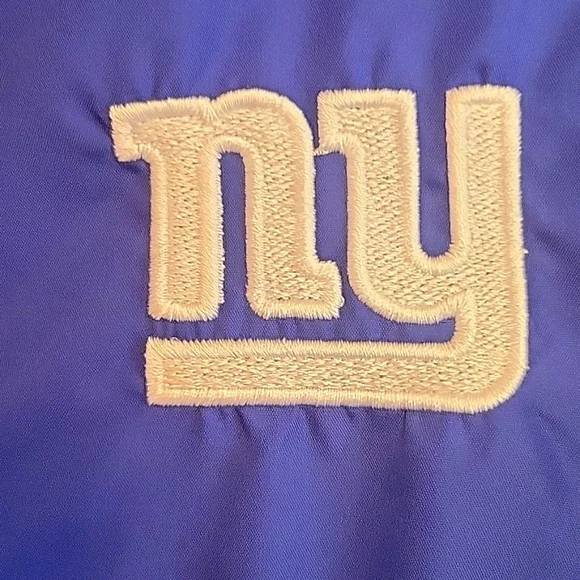 New York Giants Reebok SI NFL Blue Windbreaker Jacket Men's Large - Picture 5 of 13